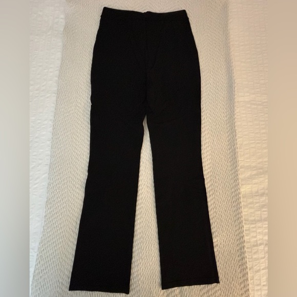 Sunday Best Black Knit Flare Leggings - Picture 2 of 5